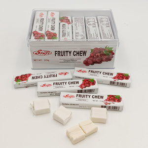 Chewing-gum naturel halal en forme de blocs, emballage blister, 7 saveurs fruitées, pas cher - Product Image 4