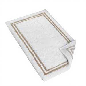 Alfombras de Baño Personalizadas Únicas de Secado Rápido, Alfombras de Baño de Diseño en Algodón con Técnicas de Fabricación a Máquina para Baños por INDIAN TEXTILES H/L - Product Image 1