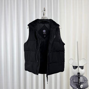 <span class=keywords><strong>Chaleco</strong></span> Ligero de Plumón para <span class=keywords><strong>Hombre</strong></span>, Estilo Canadiense, Impermeable, con Cuello Mao, Cierre de Cremallera, Color Gris, para Deportes Activos, Senderismo y Viajes - Product Image 3