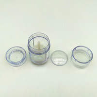 30g vide en plastique transparent récipient de bâton de déodorant