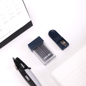 Deli Compass Refill 2.0mm 12 Pieces With Sharpener For Mechanical Pencil - Product Image 3