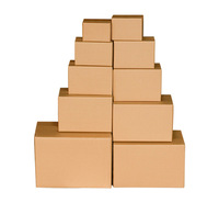 Boîtes Rigides Gaufrées en Matériaux Recyclés, Imprimées UV, Carton Rigide Estampé pour Logistique Postale Express – Vente en Gros Directe Usine Guangzhou