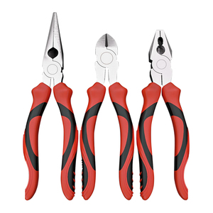 Ensemble de pinces combinées multifonctions à tête de tigre en acier, poignée de coupe diagonale à aiguille universelle, mesure métrique à vendre - Product Image 1