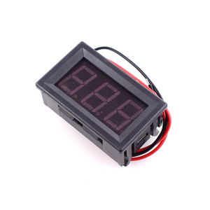 800C โวลต์มิเตอร์แบบดิจิตอล จอแสดงผล LED ขนาด 0.56 นิ้ว DC 4.5V-30V การวัดแรงดันไฟฟ้าแบบสองสาย - Product Image 1