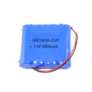 7.4V 4600 mAh 2 S2P 18650 battery wire and pcb BMS - Product Image 1