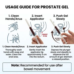 Gel Herbal Profesional para la Próstata, Fórmula sin Hormonas con Sinergia de 15 Hierbas, Alivio para la <span class=keywords><strong>Prostatitis</strong></span> Crónica, Estéril, de Un Solo Uso, Medicinal - Product Image 5