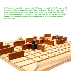 Table Top Wall Trap Me Popular Brinquedo Último ChessBoardgame Pasillo Tablero de estrategia Juegos de madera Juguetes - Product Image 6