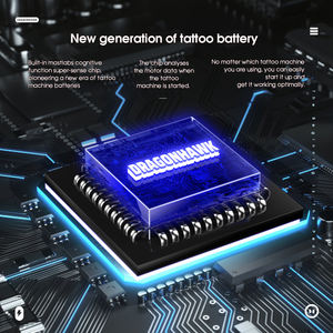 <span class=keywords><strong>Dragonhawk</strong></span> <span class=keywords><strong>Tattoo</strong></span> Power Supply Mini Wireless Portable RCA <span class=keywords><strong>Tattoo</strong></span> 1500mAh Lithium Battery Pack avec LED Digital Display - Product Image 3