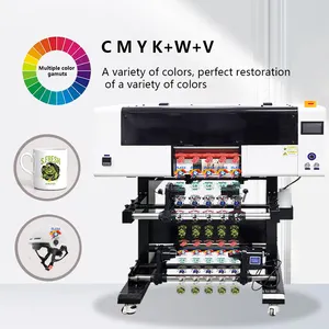 Nhiều màu UV CuộN để cuộn máy in máy nhỏ A3 dtf UV máy in phẳng Máy in mini dtf UV