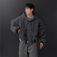 Blouson Bomber Classique Homme Automne 2026 – Veste Pilote Imperméable et Coupe-Vent à Col Montant Zippé – Vente en Gros, Personnalisation ODM