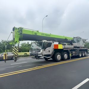 Modèle 2022 d'occasion, grue mobile sur camion ZTC1000V5, capacité de levage de 100 tonnes, grue hydraulique avec pompe hydraulique d'origine - Product Image 2