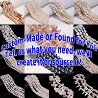 Vente en gros de perles d'eau douce naturelles certifiées GIC de 4-5 mm, perles de forme de pomme de terre dégradées, perles de couleur pêche/violette/blanche, boucles d'oreilles
