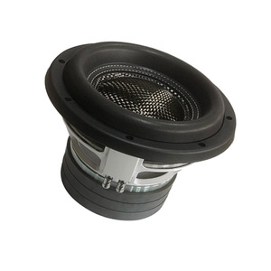 Subwoofer 10 pouces à double bobine mobile, trois aimants, bassin en fibre de carbone, haute puissance, pour mise à niveau audio automobile - Product Image 2