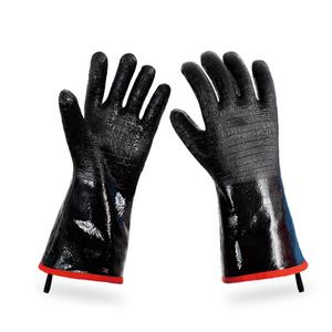 Gants de sécurité pour barbecue à 500 degrés, résistants à la chaleur, en néoprène, pour fumoir, cuisson, antidérapants, pour cuisine, barbecue - Product Image 5