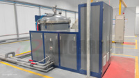 Horno de Inducción ZHONGYI de Ultra Alta Temperatura 3200 IGBT con Ahorro de Energía del 15% para Purificación de Grafito y Material de Ánodo de Batería Preciso