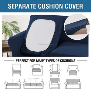 4 Pieces Elastic Jacquard Stretch <strong>Sofa</strong> Cover 3 Seaters Couch <strong>Slipcover</strong> Copridivano 4 Posti for Living Room <strong>Sofas</strong> - Product Image 5