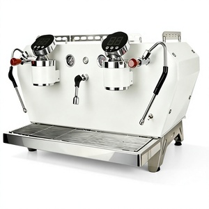 Machine à <span class=keywords><strong>café</strong></span> expresso semi-automatique professionnelle à deux groupes, système de chauffage double, contrôle de la température, équipement de barista - Product Image 2