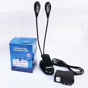 Hiện đại LED cuốn sách đèn có thể điều chỉnh Clip trắng/đen bóng râm nghiên cứu bàn âm nhạc tấm ánh sáng điện bán buôn nhôm cơ thể - Product Image 4