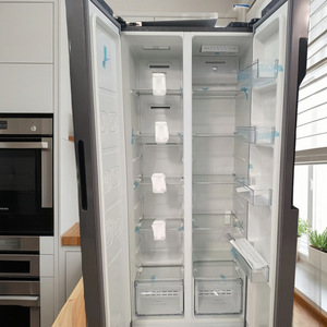 Refrigerador Doméstico Independiente de Doble Puerta, Sin Escarcha, de Acero Inoxidable, Clase A, Modelos Roads 458L y 518L - Product Image 3
