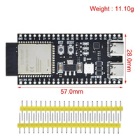 Carte de développement ESP32 ESP32-S3 WiFi+ Internet des objets double Type-C, carte mère ESP32-S3-DevKit C N16R8