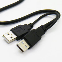 Câble Sata Usb2.0 double câble USB 2.0 vers SATA 7 + 15 broches 22 broches pour disque dur 2.5 "câble Ssd