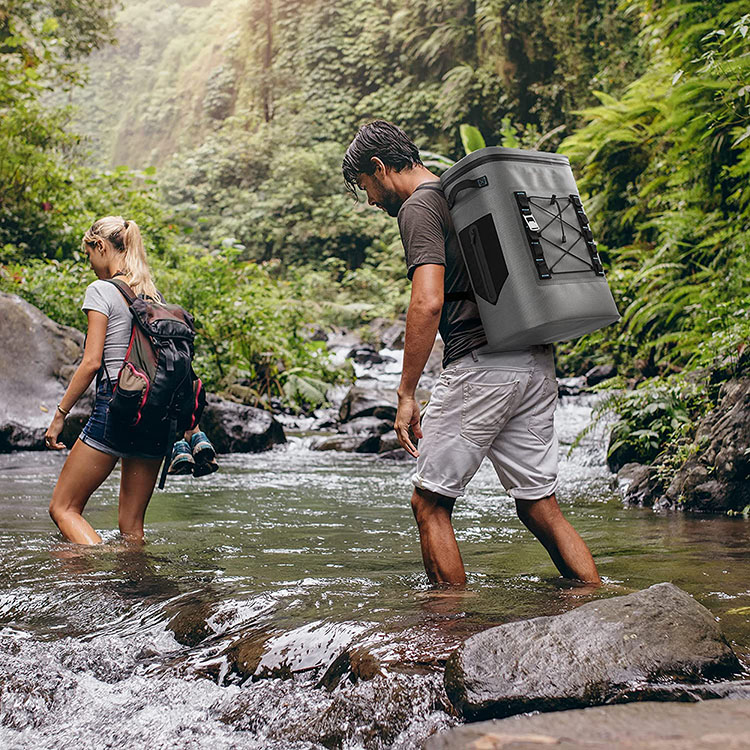 product-750-750 Factory Price Backpack Cooler Insulated 20L Waterproof Soft Sided Cooler Bag for Camping, Tripping, Beach