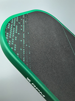 Raquette de pickleball RPM Jade 16 mm, noyau MPP allongé flottant, carbure de silicium, portable, légère, durable, surface rugueuse