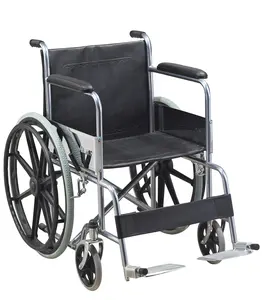 Fauteuil roulant économique le moins cher pliable en acier Offre Spéciale léger KY