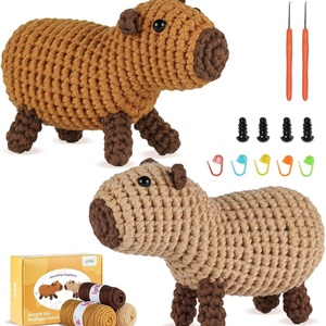 Kit de Ganchillo DIY para Animales <span class=keywords><strong>Amigurumi</strong></span>, Material de Hilo para Hacer Juguetes, Lindo Colgante de Peluche, Decoración para el Hogar, Regalo - Product Image 4