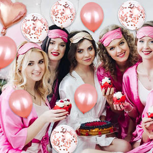 Conjunto <span class=keywords><strong>de</strong></span> decoración <span class=keywords><strong>de</strong></span> fiesta para despedida <span class=keywords><strong>de</strong></span> soltera, pegatinas <span class=keywords><strong>de</strong></span> tatuaje, correa para el hombro, oro rosa, novia, globo - Product Image 3