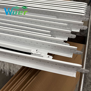 Composant <span class=keywords><strong>de</strong></span> grille suspendue en acier galvanisé <span class=keywords><strong>de</strong></span> conception moderne, profilé en T, résistant à la corrosion et ignifuge - Product Image 3