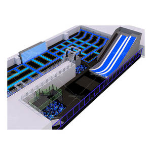 Dream Catch Custom 2500 Sqm Indoor Amusement Playground Big Slide Cama elástica Parque Atracciones Comercial Indoor Trampoline Park - Product Image 2