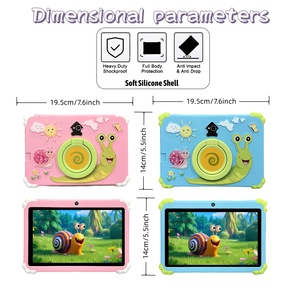 Máy ảnh kép 7 inch máy tính bảng trẻ em máy tính giải trí học tập tất cả trong một <span class=keywords><strong>3D</strong></span> màu xanh/Hồng Dung lượng bộ nhớ 2GB Mới - Product Image 2