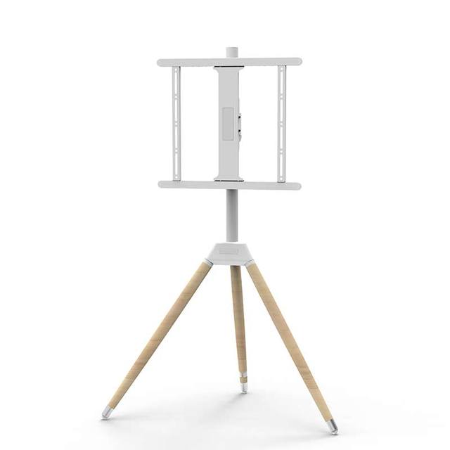 Portable Tv Mount Stand Flat Screen Tv Display Floor Stand Artistic Tv Floor Tripod Stand for Living Room for VESA 400*400mm