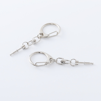Alarme personnelle étanche anti-perte, porte-clés en métal, grande boucle en C de 31 mm, accessoire polyvalent pour clés, breloque DIY