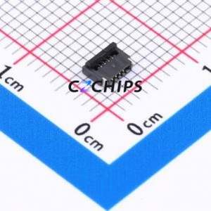 CAX-AFC42-04XMB-H1.0 FFC/FPC Connector SMD,P=0.5mm,Connector Flip Cover Type Double Side Contact / Top Bottom Contact 4P 0.5mm - Product Image 1