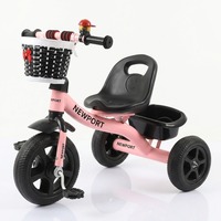Tricycle à trois roues pour enfants, vélo à roulettes, jouet de jeu extérieur pour garçons et filles, idéal pour les sorties du week-end et les jeux quotidiens à la maison.