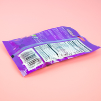 Permen Jelly Gummy Asam Vegan Halal Rasa Buah Lembut Berwarna-warni Bentuk Cacing