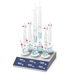 XZ LAB เครื่องกวนสารแบบดิจิตอล 4 ช่อง พร้อมแผ่นทำความร้อนเคลือบเซรามิก หน้าจอ LCD ป้องกันน้ำ IP55 - Product Image 4