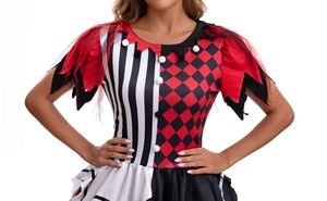 Costume de <span class=keywords><strong>Clown</strong></span> Fantôme <span class=keywords><strong>Horreur</strong></span> d'Halloween pour Femme Adulte, Jupe de Carnaval, Pâques, Cosplay, Spectacle Scénique - Product Image 6