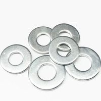 201 Heavy Industry Quality M18 M20 M22 Carbon Steel Zinc Finish Split Style ISO Flat Washers 5mm ID 10mm OD 85HB Hardness