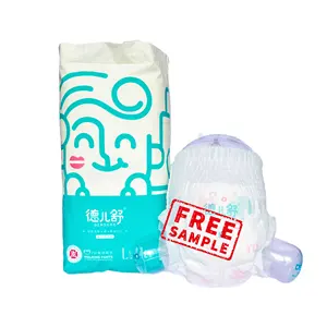 Amostra grátis Durável Bebê Fralda Tradicional Bebê Fralda para Unisex Baby Non Woven Fabric Certificado ISO Descartável Impresso