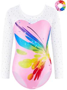 2025 FZTC294 nouvelle venue en gros filles <span class=keywords><strong>Gym</strong></span> <span class=keywords><strong>justaucorps</strong></span> danse Fitness enfants sans manches gymnastique <span class=keywords><strong>justaucorps</strong></span> - Product Image 2