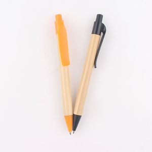 Stylo bille en bambou écologique le moins cher avec logo personnalisé, promotion publicitaire, écologique, recyclable, papeterie pour étudiants - Product Image 6