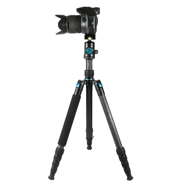 Hot Sale New Design Professional Lightweight Carbon Fiber Dslr Camera Stand Tripod