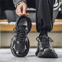 Nouvelles Chaussures de Sport Décontractées pour Hommes Été 2026, Légères et Respirantes en Maille, Tendance Mode, Polyvalentes, avec Semelle Intermédiaire en Caoutchouc Rehaussante