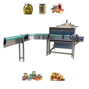 बोतलबंद ककड़ी कैन केकड़ा ग्लास जार पेय सॉसेज अचार सुरंग पाश्चराइजर नसबंदी कन्वेयर पाश्चराइजेशन मशीन - Product Image 5
