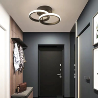 Plafonnier moderne pour couloir, entrée, chambre à coucher, décoration nordique, lampes de plafond LED, terrasse, plafonnier LED en aluminium
