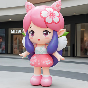 AOYU, publicidad personalizada, decoración inflable al aire libre, chica bonita, dibujos animados, gigante, volar, Animal, película, personaje, mascota - Product Image 1