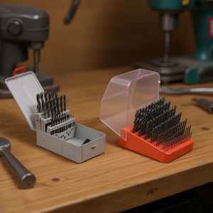 Jeu de forets hélicoïdaux Hss, 91 pièces, 1-10 x 0,1 mm, cassette en plastique pour le perçage du métal et du bois - Product Image 3